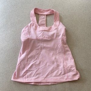 PINK LULULEMON TANK